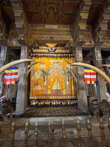 Der Schrein Zahn Tempel Kandy Spiritualität auf Sri Lankaa